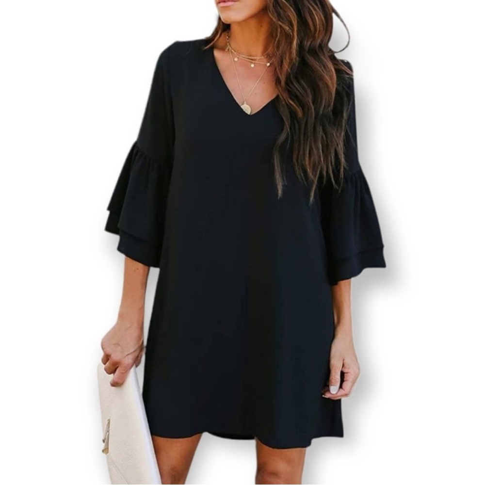 NWT BELONGSCI XL Black Dress